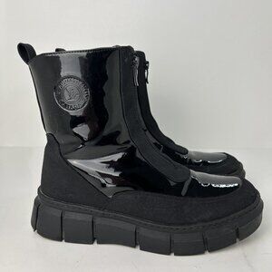 Aquatherm Canada Marilyn Boots Women’s Size 8 Black Zip Up Water Resistant